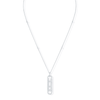 Messika Paris Move 10th PM 18ct white gold diamond set necklace - Berry's Jewellers