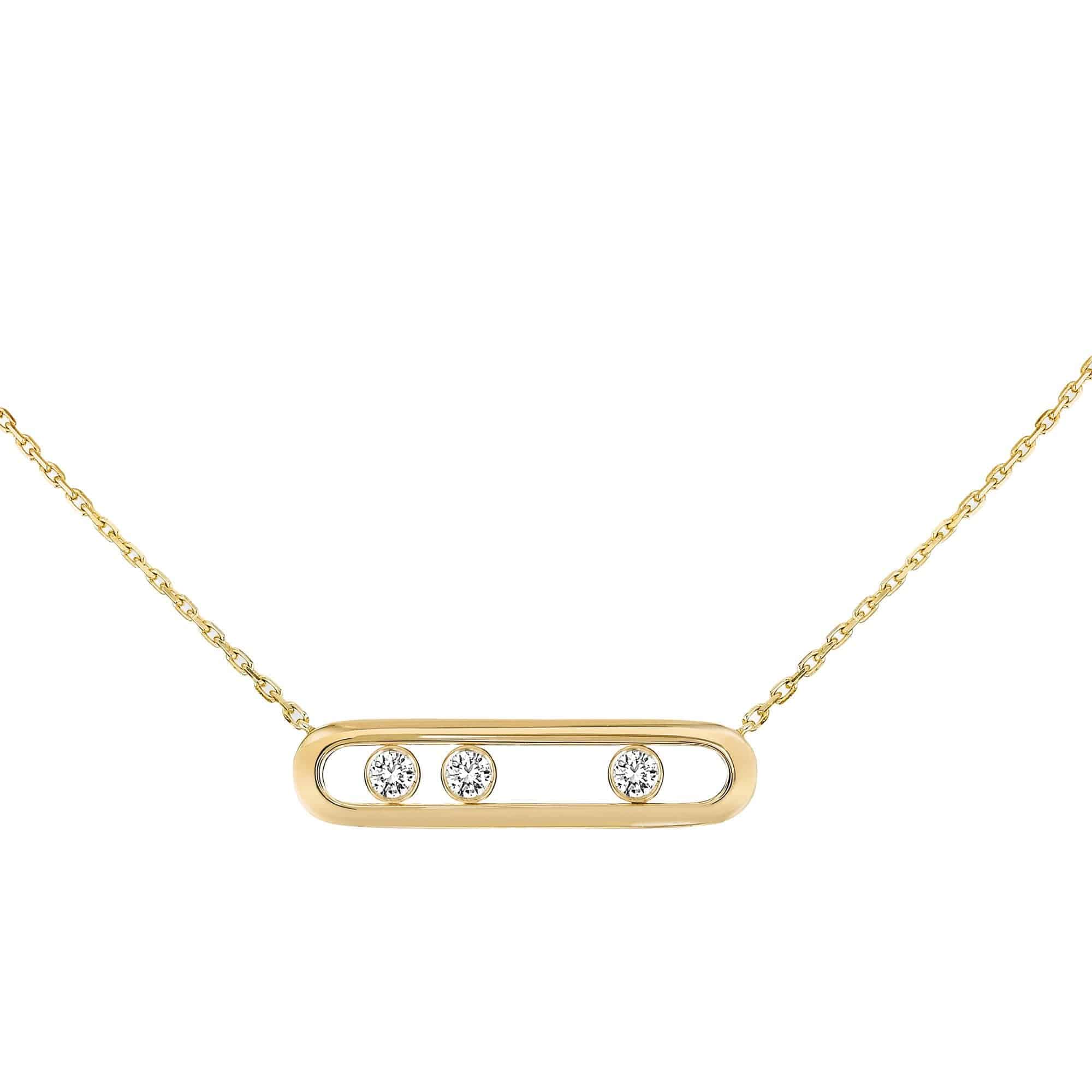 Messika Paris Move 18ct Yellow Gold Necklace - Berry's Jewellers