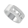 Messika Paris Move Noa Pave 18ct white gold diamond ring - Berry's Jewellers