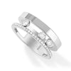 Messika Paris Move Romane 18ct white gold diamond ring - Berry's Jewellers