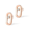 Messika Paris Move Uno 18ct Pink Gold Diamond Earrings - Berry's Jewellers