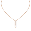 Messika Paris My First Diamond Pave 18ct Pink Gold Necklace - Berry's Jewellers