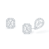 Messika Paris My Twin 1+2 0 18ct white gold diamond set earrings - Berry's Jewellers