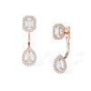 Messika Paris My Twin & Moi 18ct Pink Gold Diamond Earrings - Berry's Jewellers