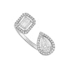 Messika Paris My Twin Toi & Moi 18ct White Gold Diamond Ring - Berry's Jewellers