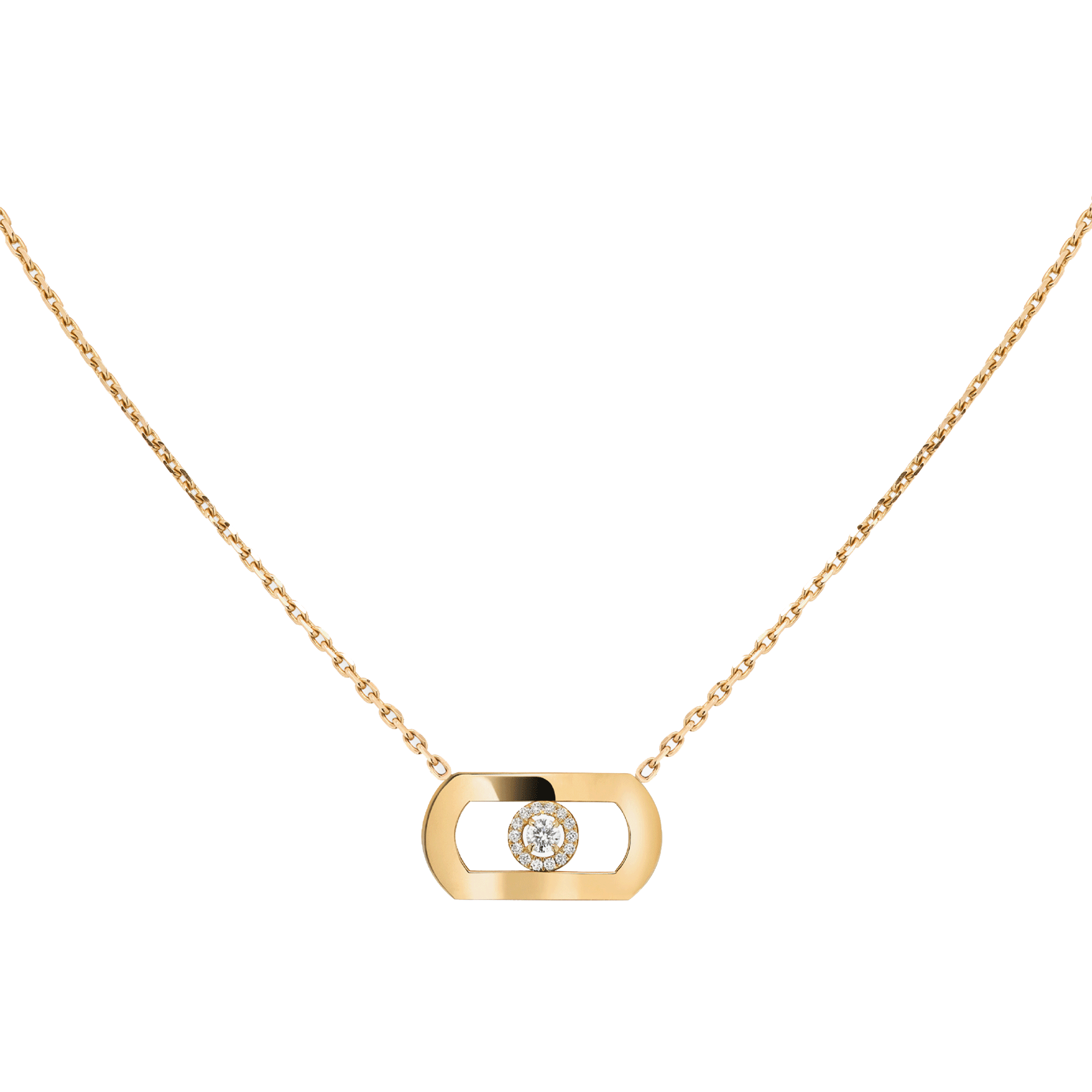 So Move 18ct Yellow Gold Diamond Set Necklace