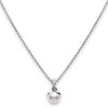 Mikimoto 18ct white gold Cultured 8mm Pearl And Diamond Twist Style Pendant - Berry's Jewellers