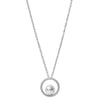 Mikimoto 18ct White Gold Diamond & Pearl Circle Pendant - Berry's Jewellers