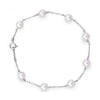 Mikimoto Akoya Pearl & 18ct White Gold Chain Bracelet - Berry's Jewellers