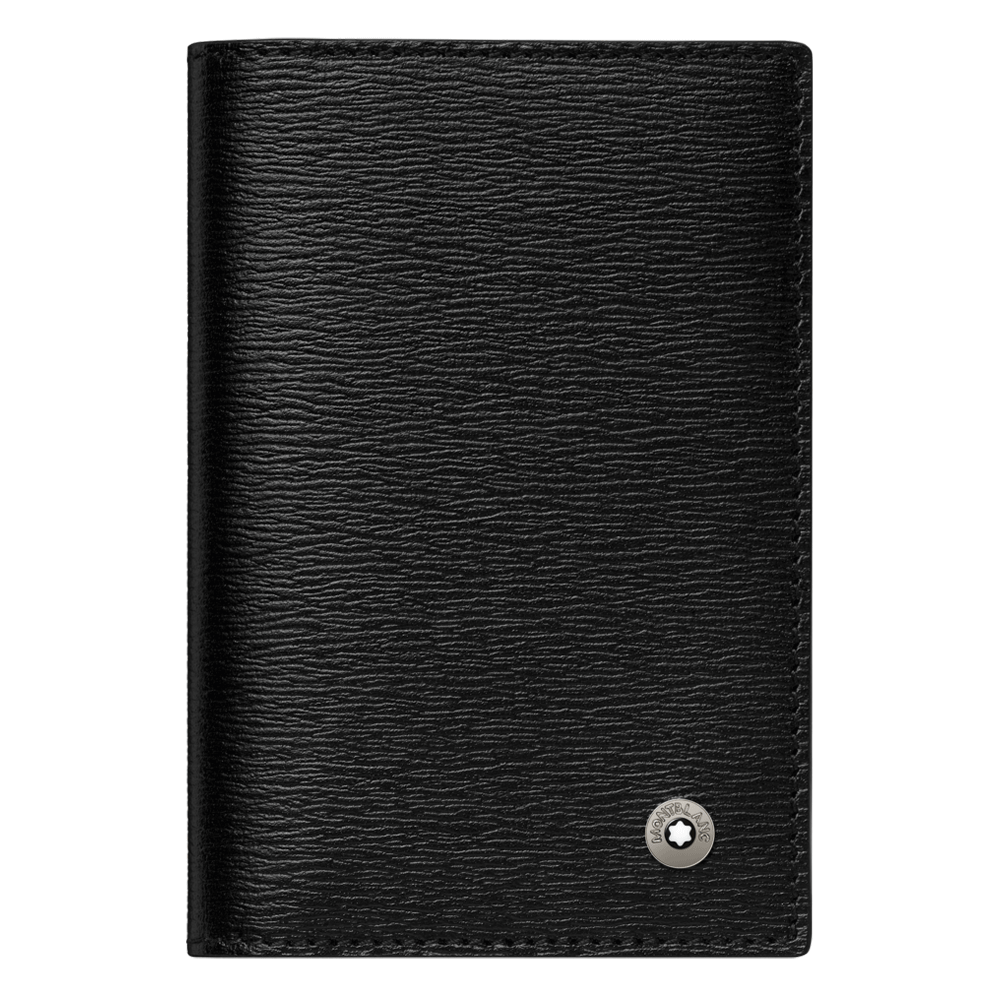 4810 Westside Business Card Holder in Black Leather