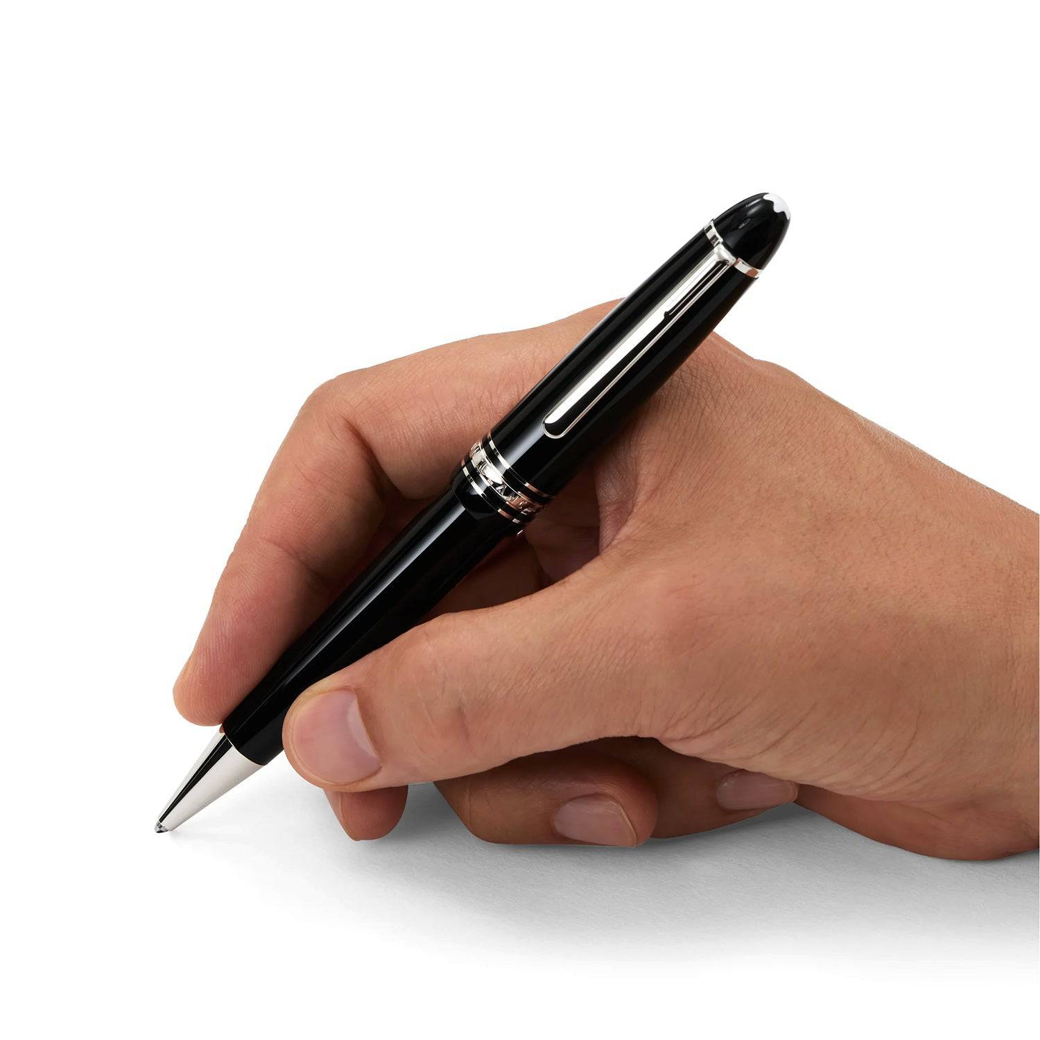 Montblanc Classique Meisterstuck Platinium Coated Le Grand Ballpoint Pen - Berry's Jewellers