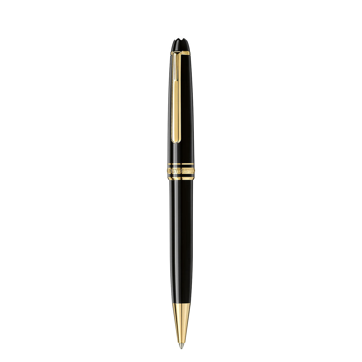 Montblanc Classique Meisterstuck Yellow Plated Ballpoint Pen - Berry's Jewellers