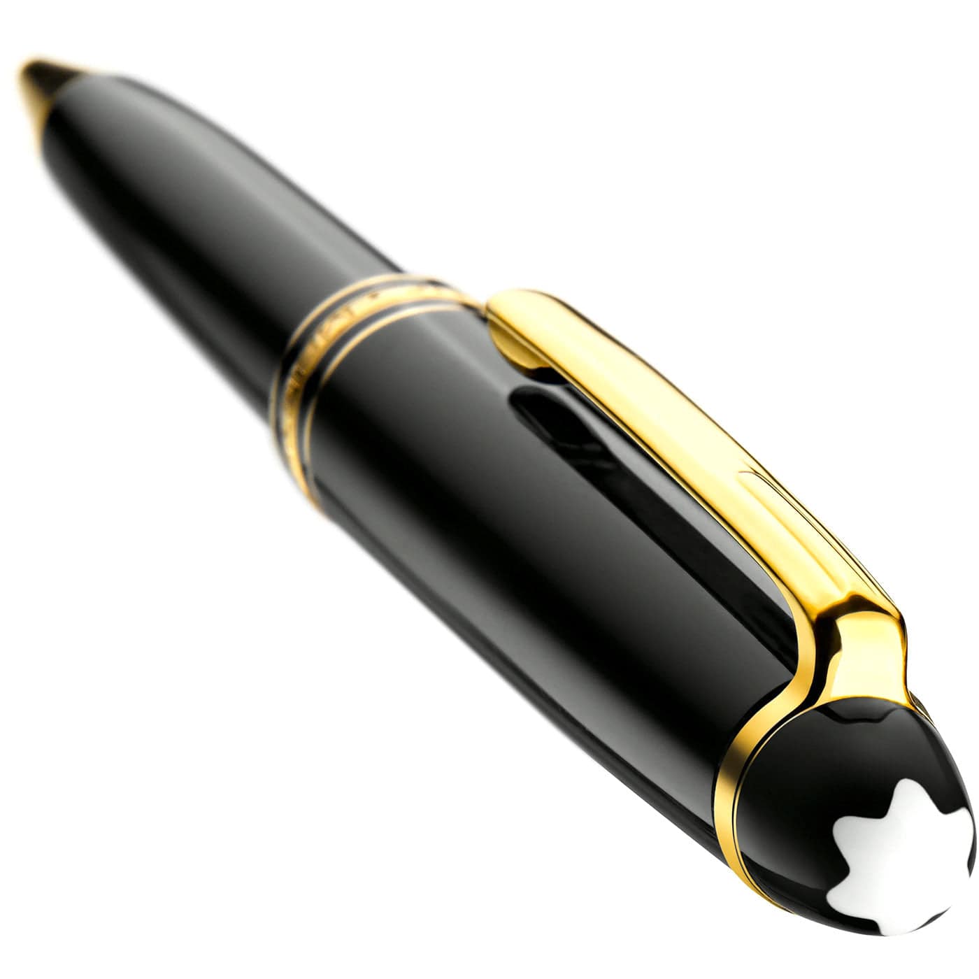 Montblanc Classique Meisterstuck Yellow Plated Ballpoint Pen - Berry's Jewellers