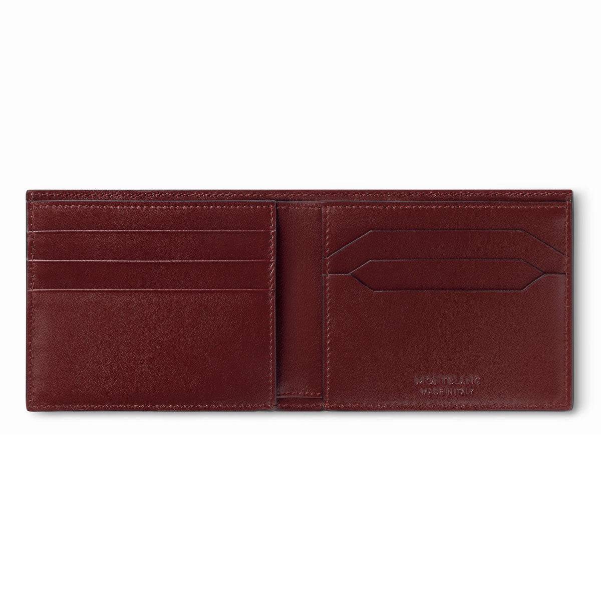 Montblanc Meisterstück Burgundy 6CC Leather Wallet - Berry's Jewellers