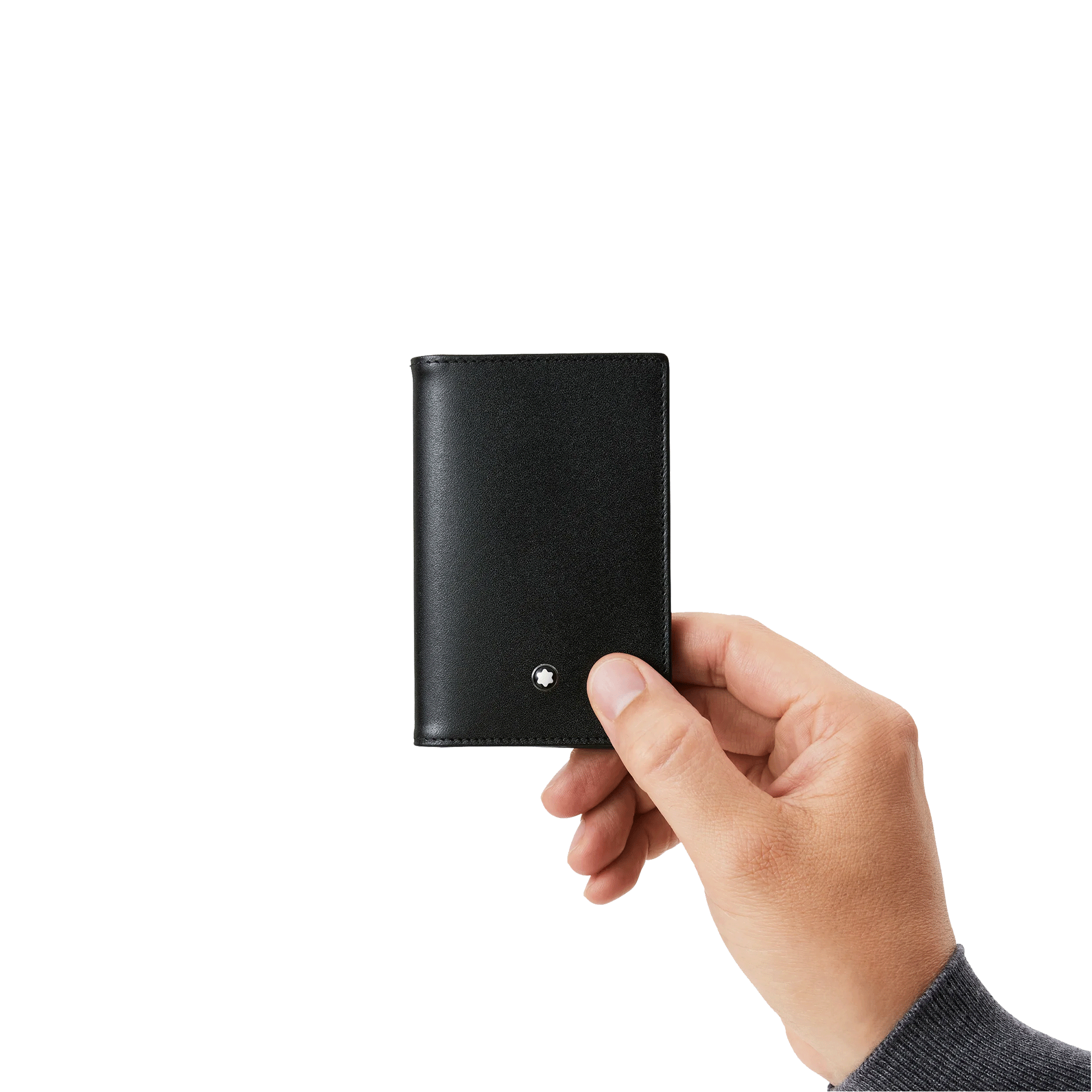 Montblanc Meisterstuck Business Card Holder in Black Leather - Berry's Jewellers