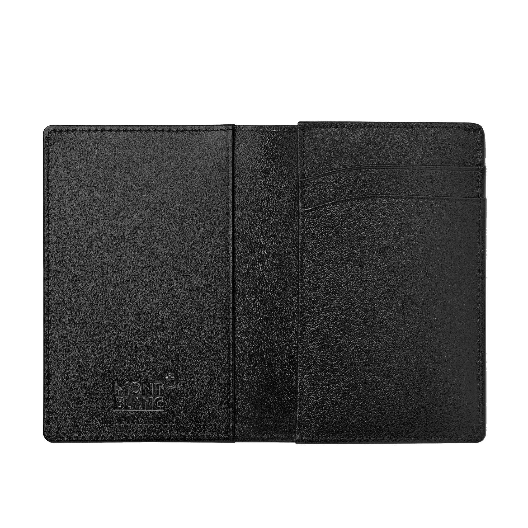 Montblanc Meisterstuck Business Card Holder in Black Leather - Berry's Jewellers