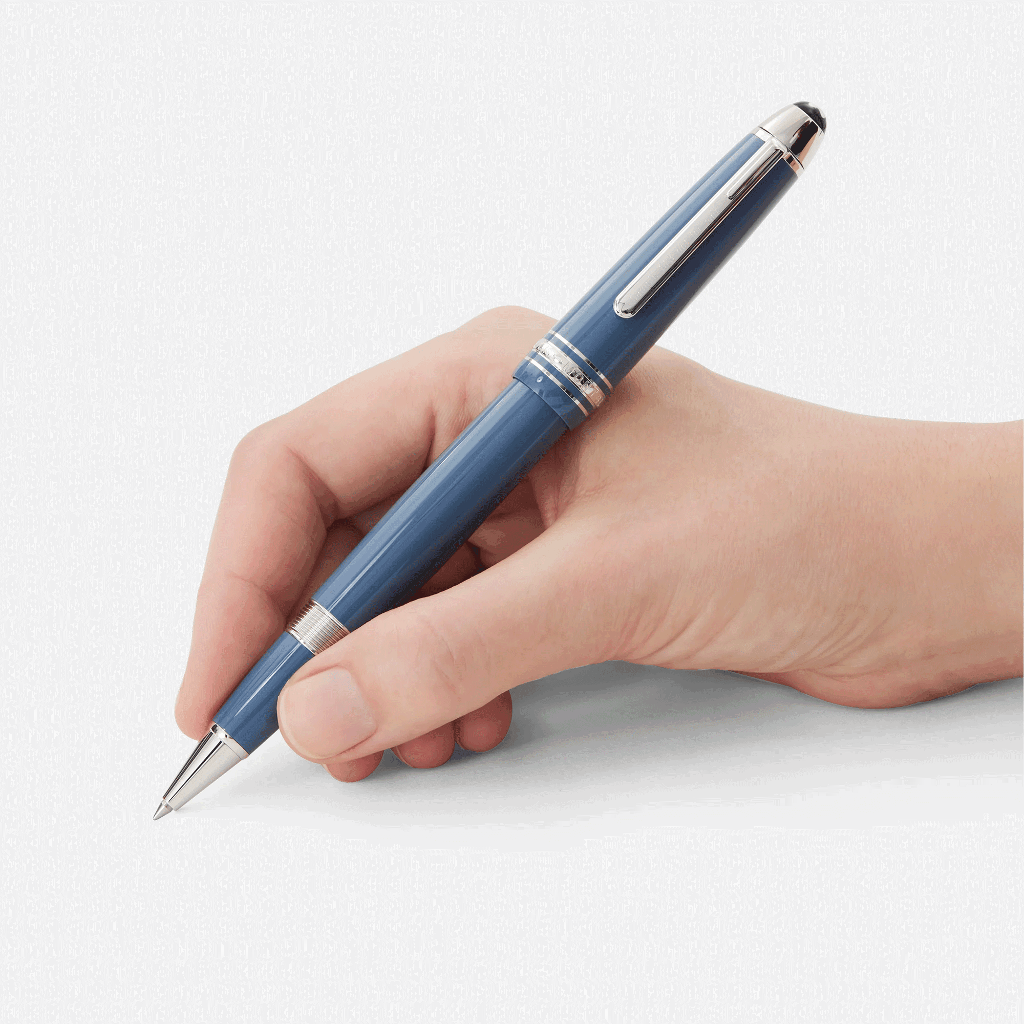 Montblanc Meisterstuck Glacier Blue Le Grand Rollerball Pen - Berry's Jewellers