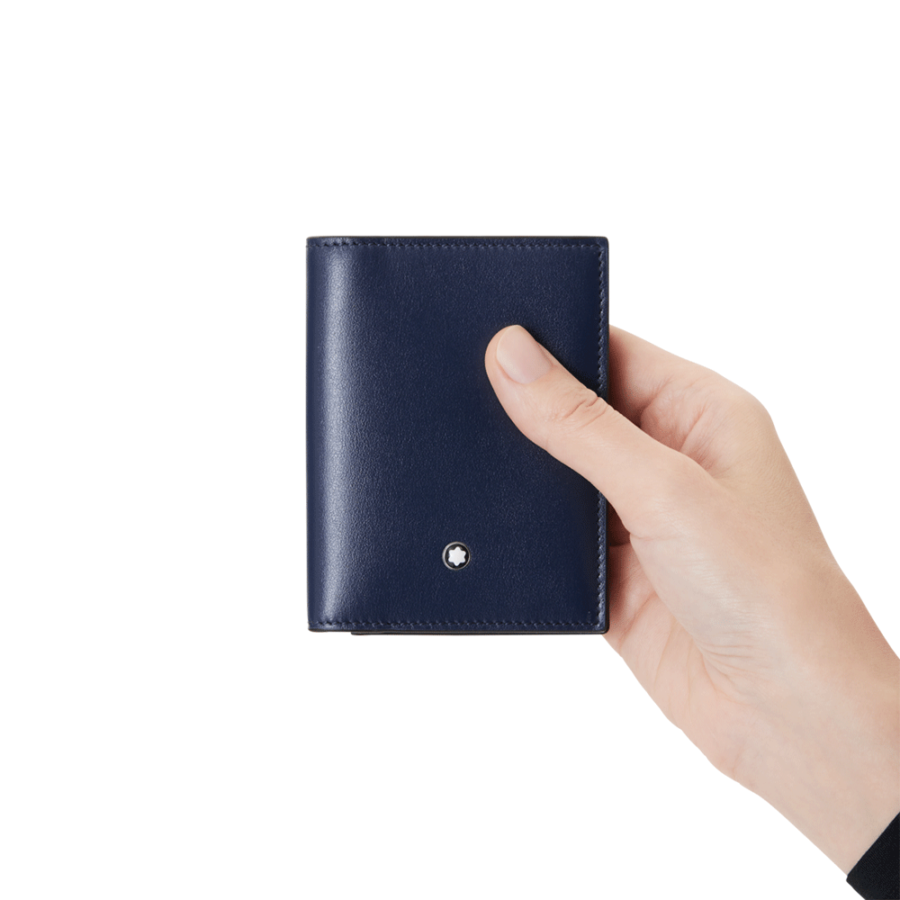 Meisterstuck Ink Blue Leather 4cc Card Holder