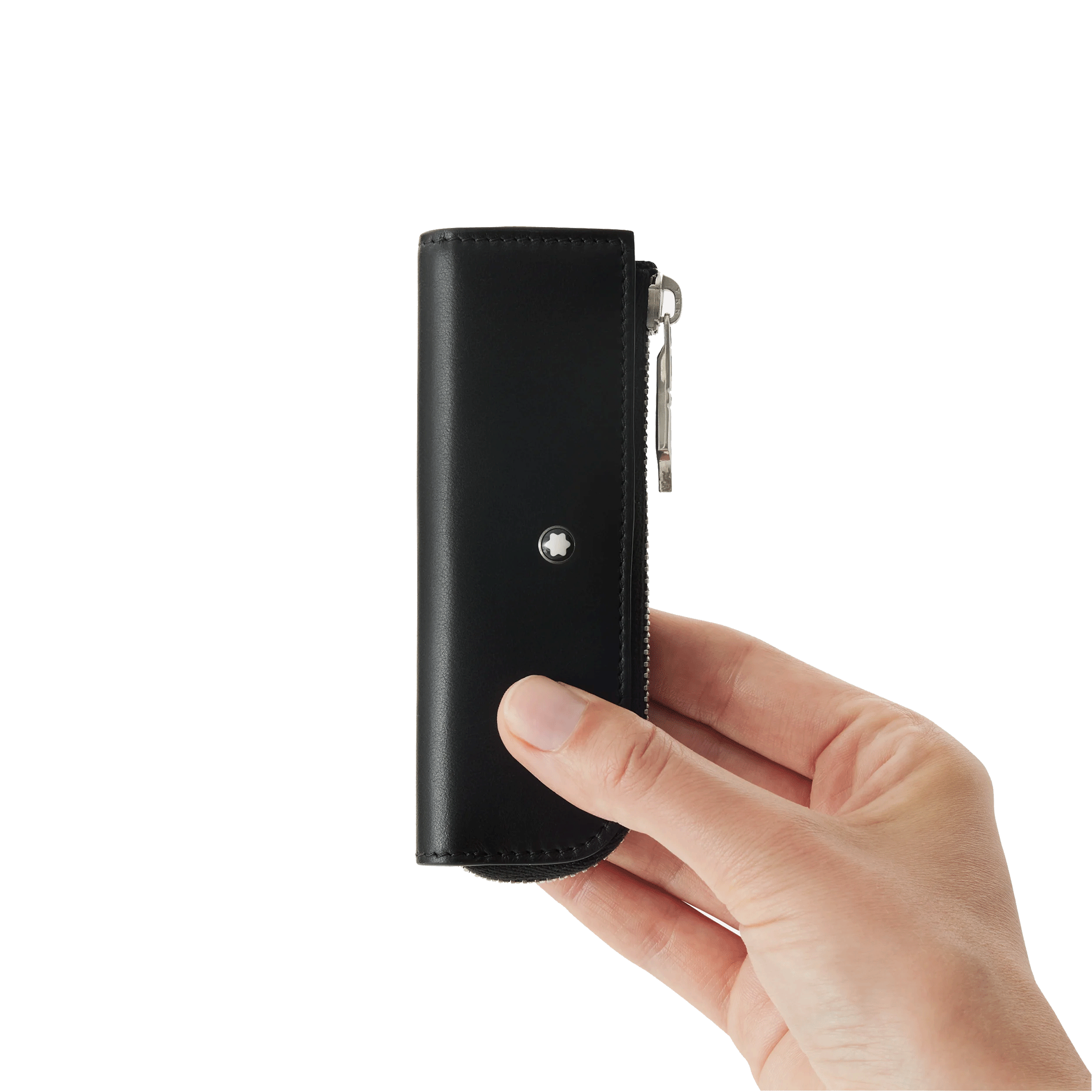 Montblanc Meisterstuck Selection 1-Pen Pouch in Black Leather - Berry's Jewellers