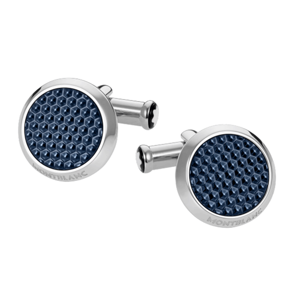 Meisterstuck Stainless Steel Glacier Cufflinks