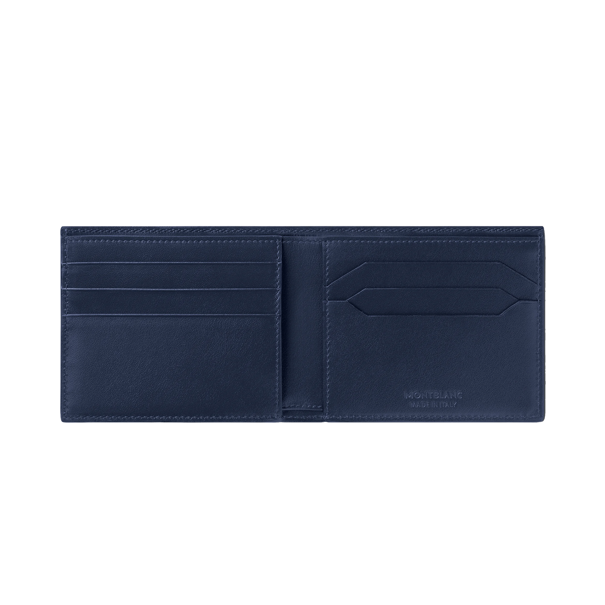 Montblanc Meisterstuck Wallet 6cc in Ink Blue Leather - Berry's Jewellers