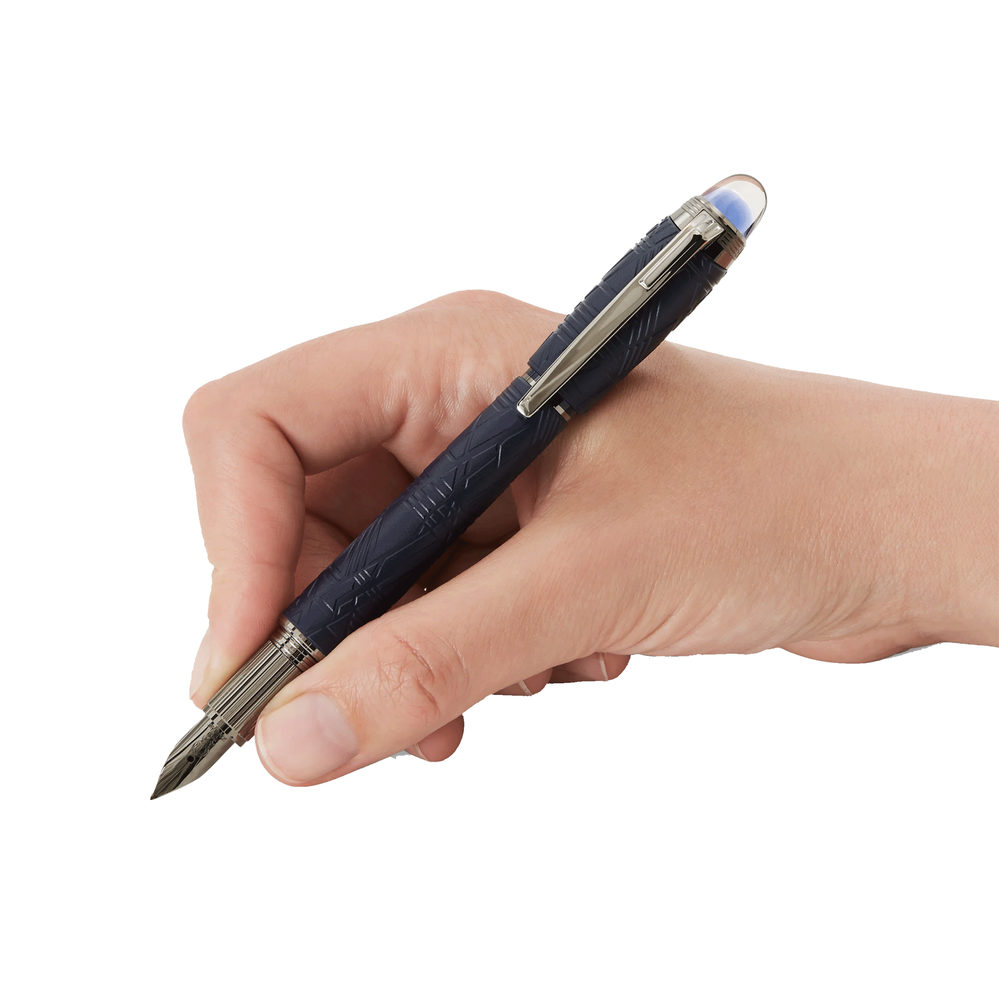 Montblanc Montblanc Starwalker SpaceBlue Resin Fountain Pen - Berry's Jewellers