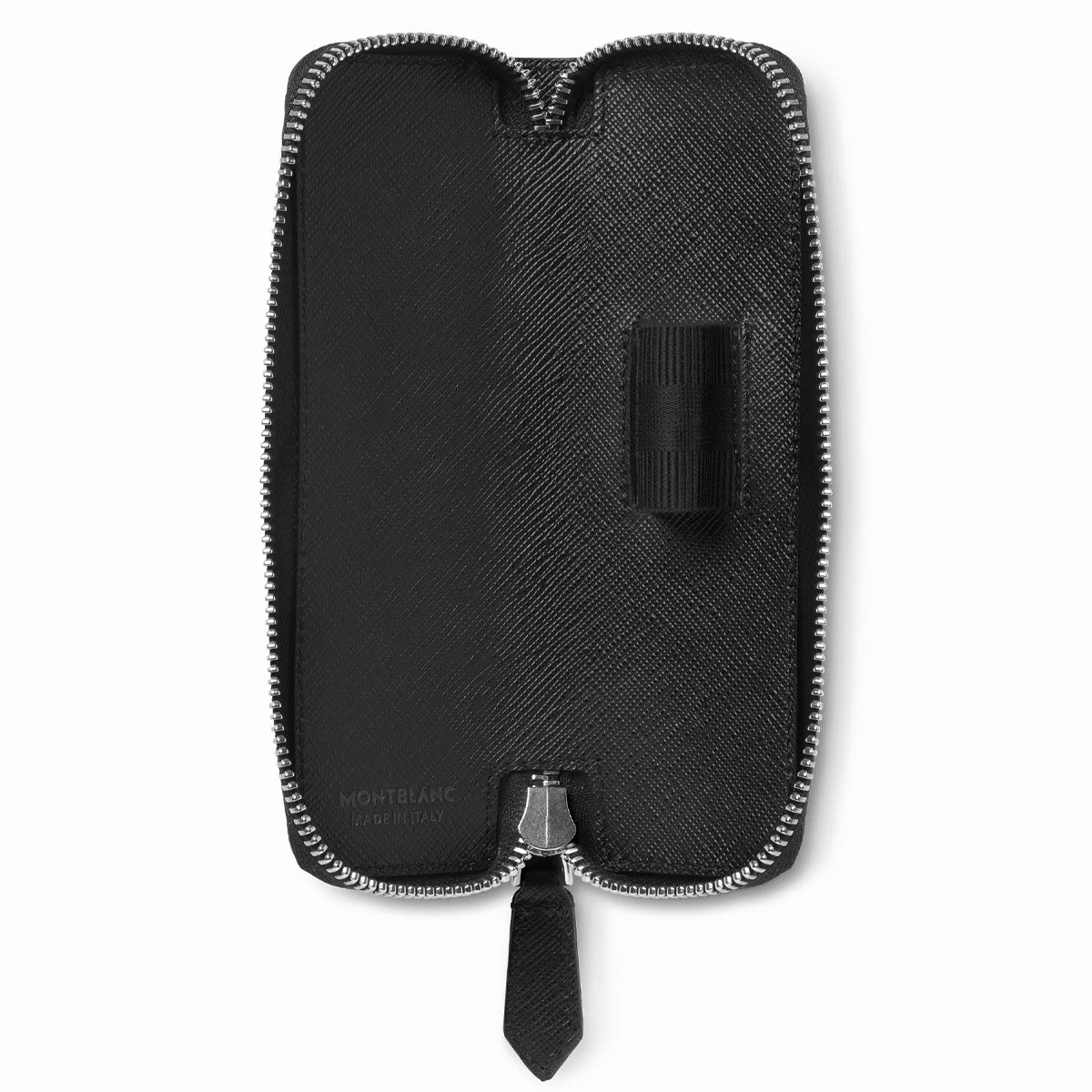 Montblanc Sartorial Zip Black Leather Pen Pouch - Berry's Jewellers