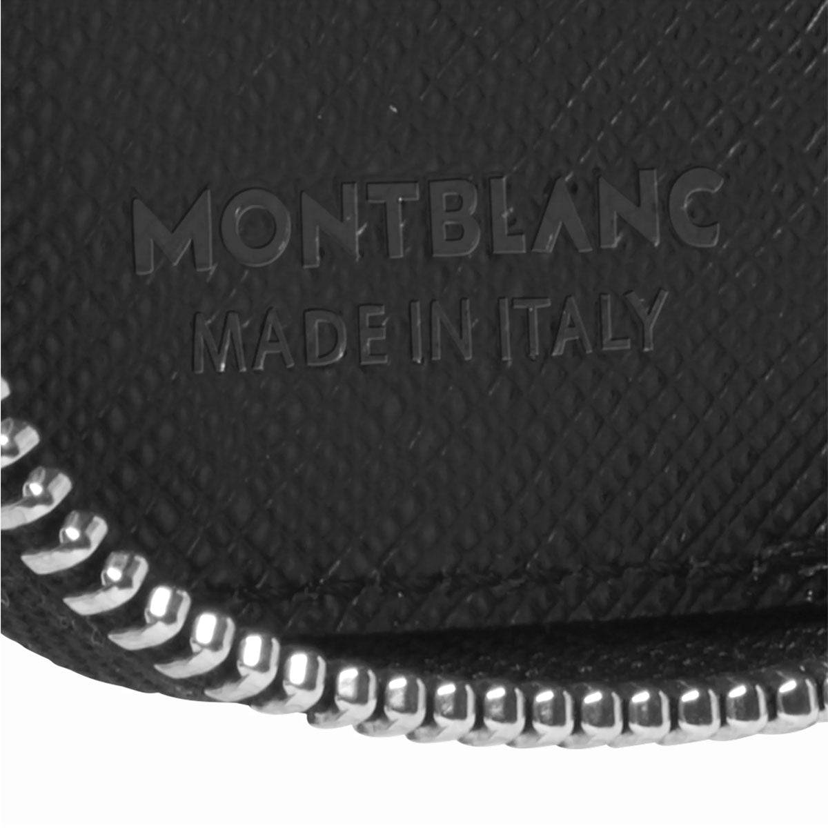 Montblanc Sartorial Zip Black Leather Pen Pouch - Berry's Jewellers