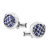 Montblanc Steel and Lapis Lazuli Round Cufflinks - Berry's Jewellers