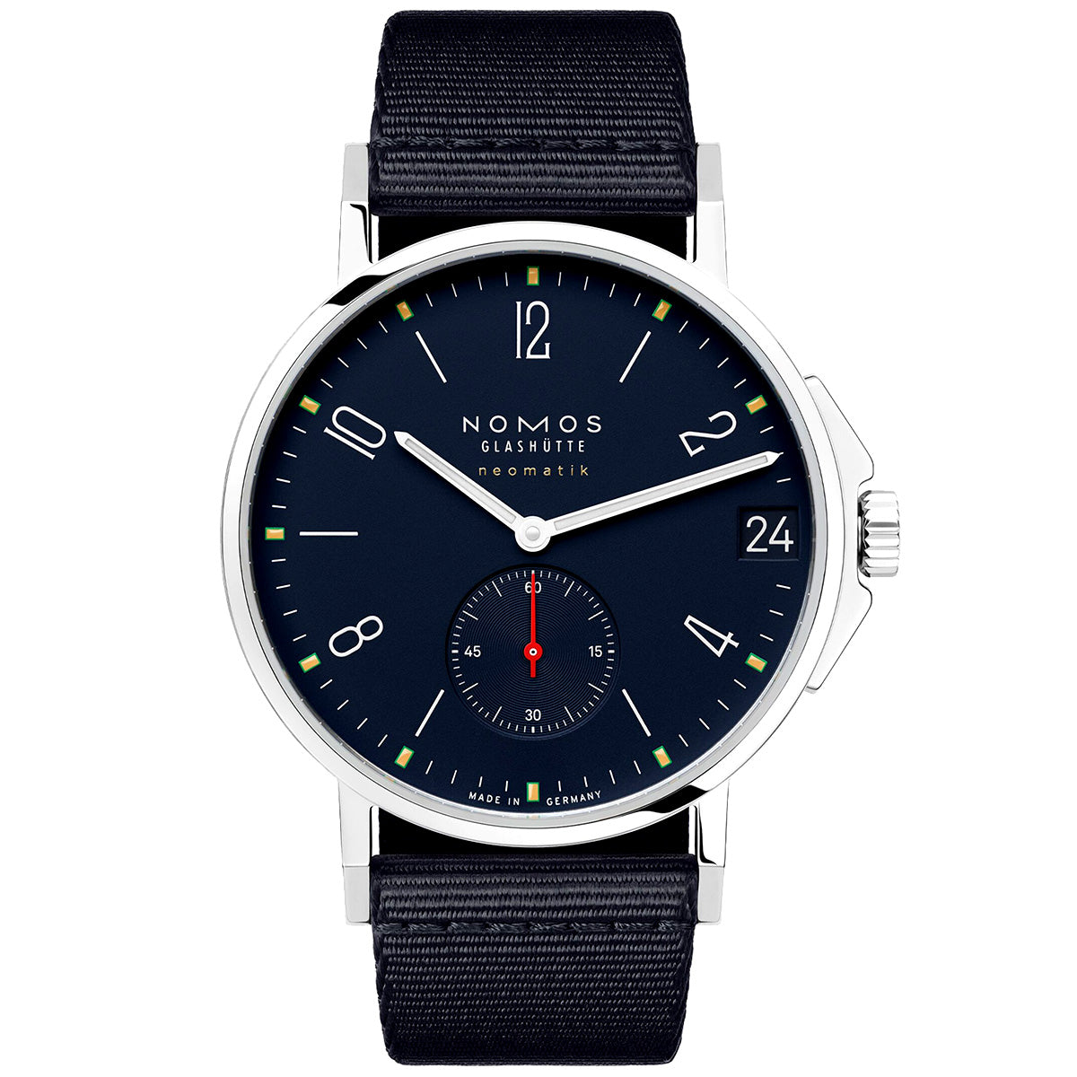 NOMOS Glashütte Ahoi Neomatik 38mm Date Atlantic Automatic Watch - Berry's Jewellers