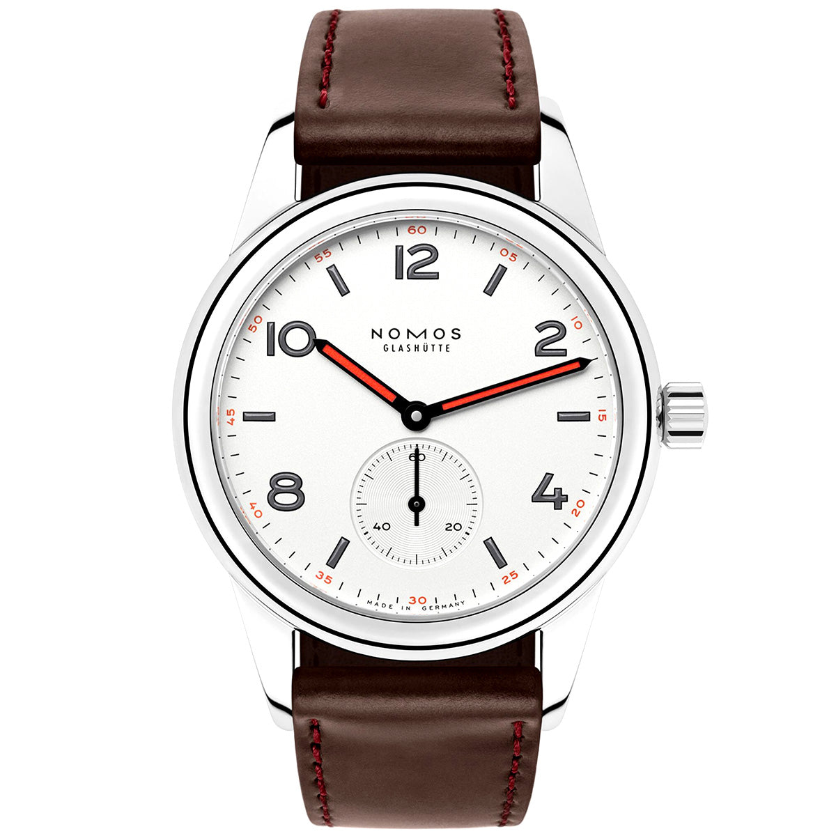 NOMOS Glashütte Club 36mm White Dial Manual-Wind Watch - Berry's Jewellers