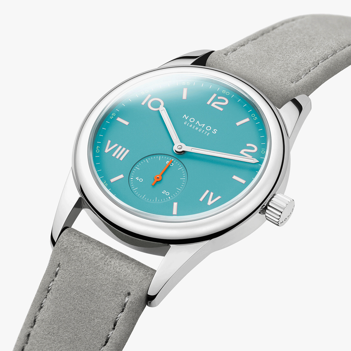 NOMOS Glashütte Club Campus 36mm Turquoise Dial Manual-Wind Watch . - Berry's Jewellers