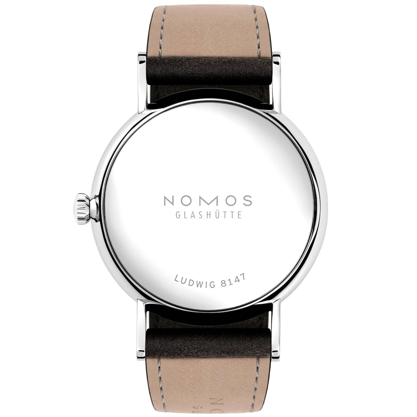 NOMOS Glashütte Ludwig 33mm Noir Black Dial Manual-Wind Watch - Berry's Jewellers