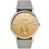 NOMOS Glashütte Orion 33 Small Seconds Gold Dial Ladies Strap Watch - Berry's Jewellers