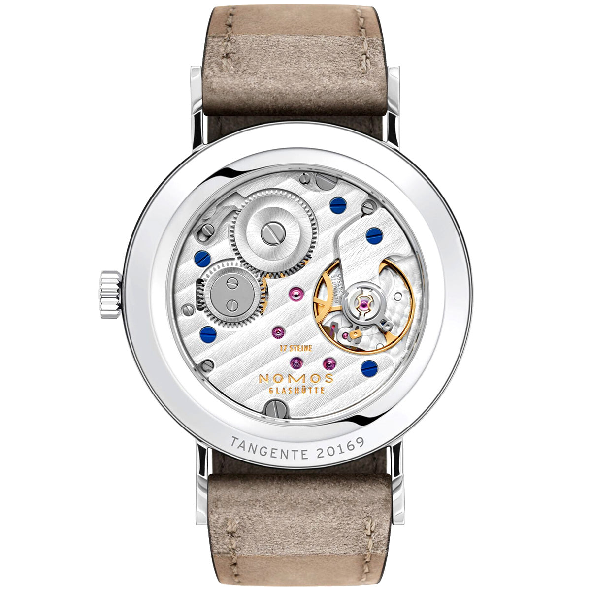 NOMOS Glashütte Tangente 33mm White Dial Manual-Wind Strap Watch - Berry's Jewellers