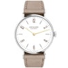 Tangente 33mm White Dial Manual-Wind Strap Watch