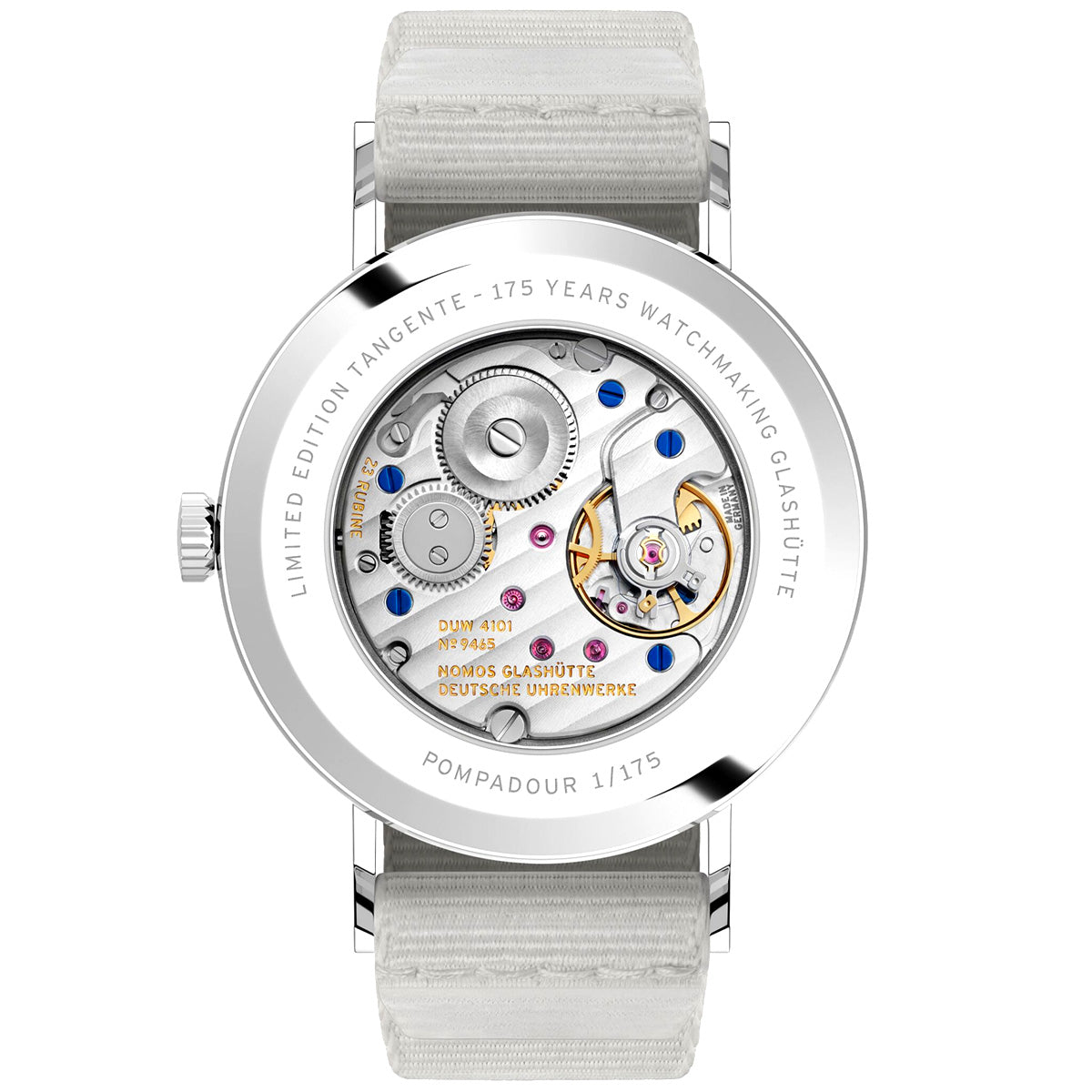 NOMOS Glashütte Tangente 38mm 'Pompadour' Limited Edition Watch - Berry's Jewellers