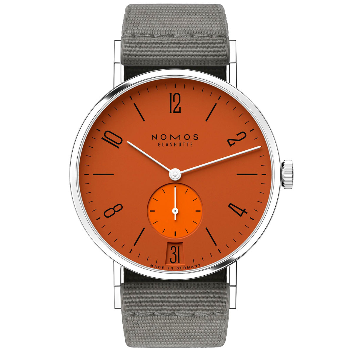 NOMOS Glashütte Tangente 38mm 'Poporange' Limited Edition Watch - Berry's Jewellers