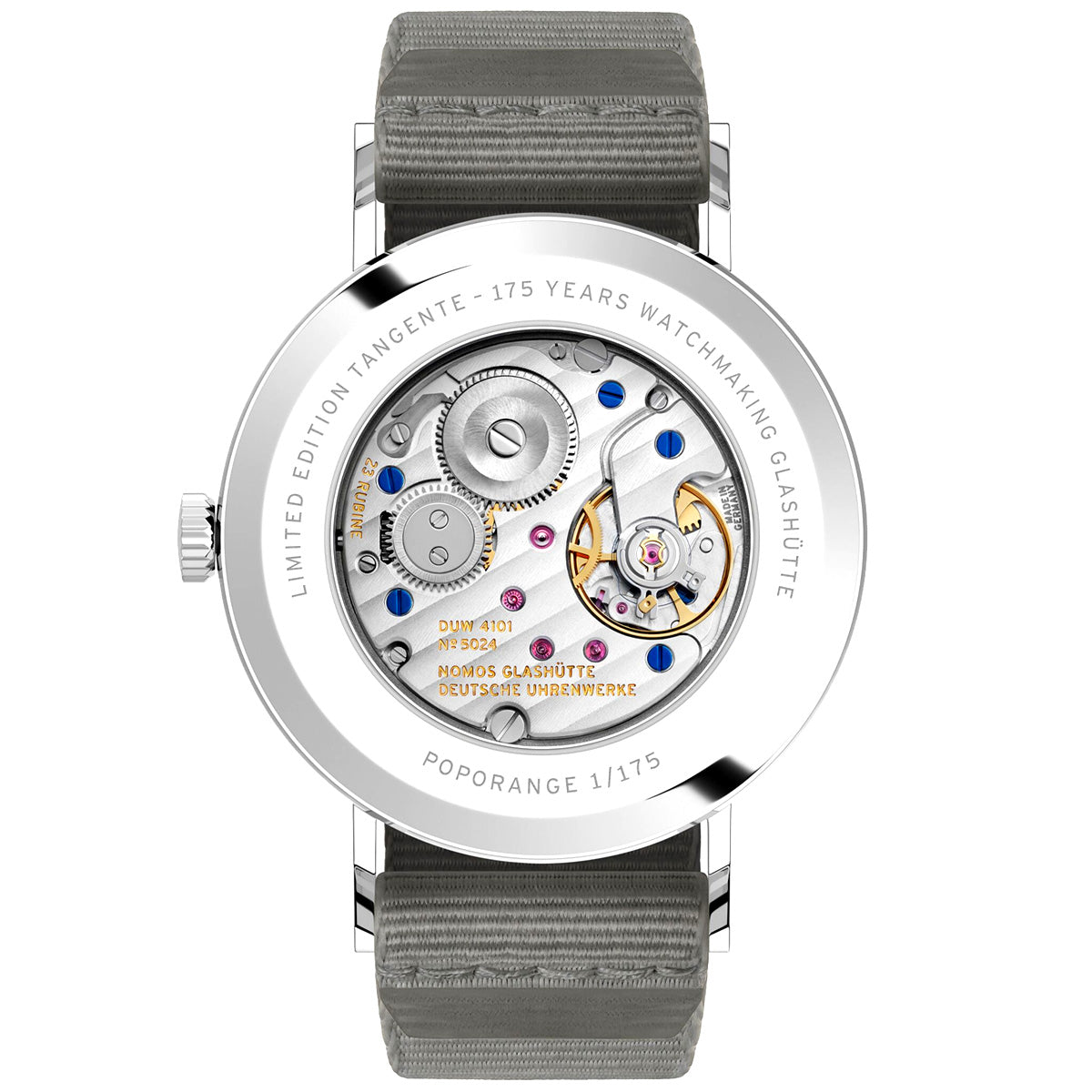 NOMOS Glashütte Tangente 38mm 'Poporange' Limited Edition Watch - Berry's Jewellers