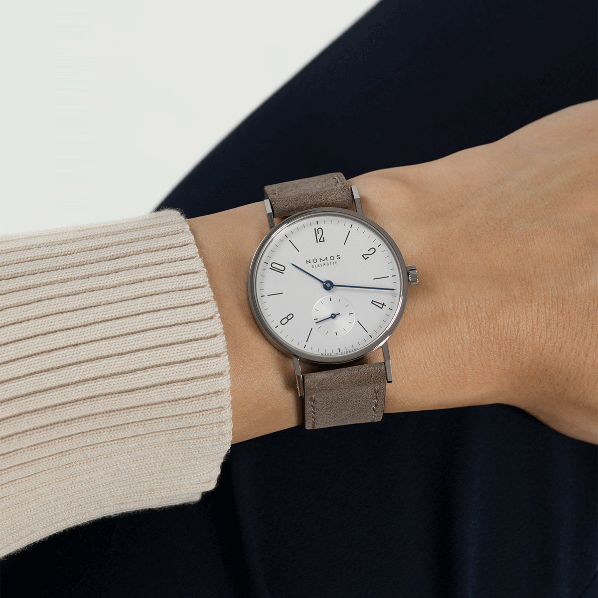 NOMOS Glashütte Tangente Neomatik 33mm White  Automatic Watch. - Berry's Jewellers