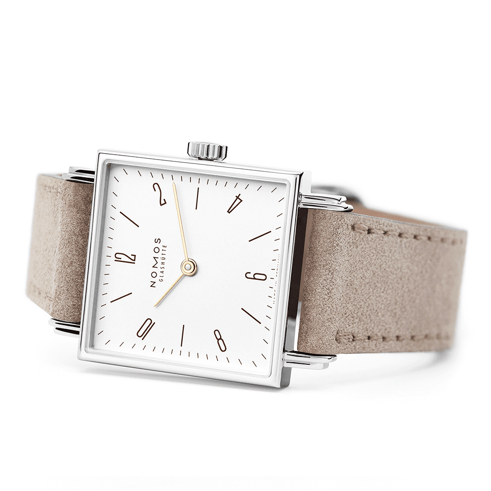 NOMOS Glashütte Tetra Duo 27mm White Dial Ladies Watch - Berry's Jewellers