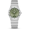 OMEGA Constellation 28mm Green Diamond Dial Ladies Bracelet Watch - Berry's Jewellers