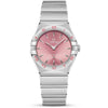 OMEGA Constellation 28mm Pink Sunray Dial Ladies Bracelet Watch - Berry's Jewellers