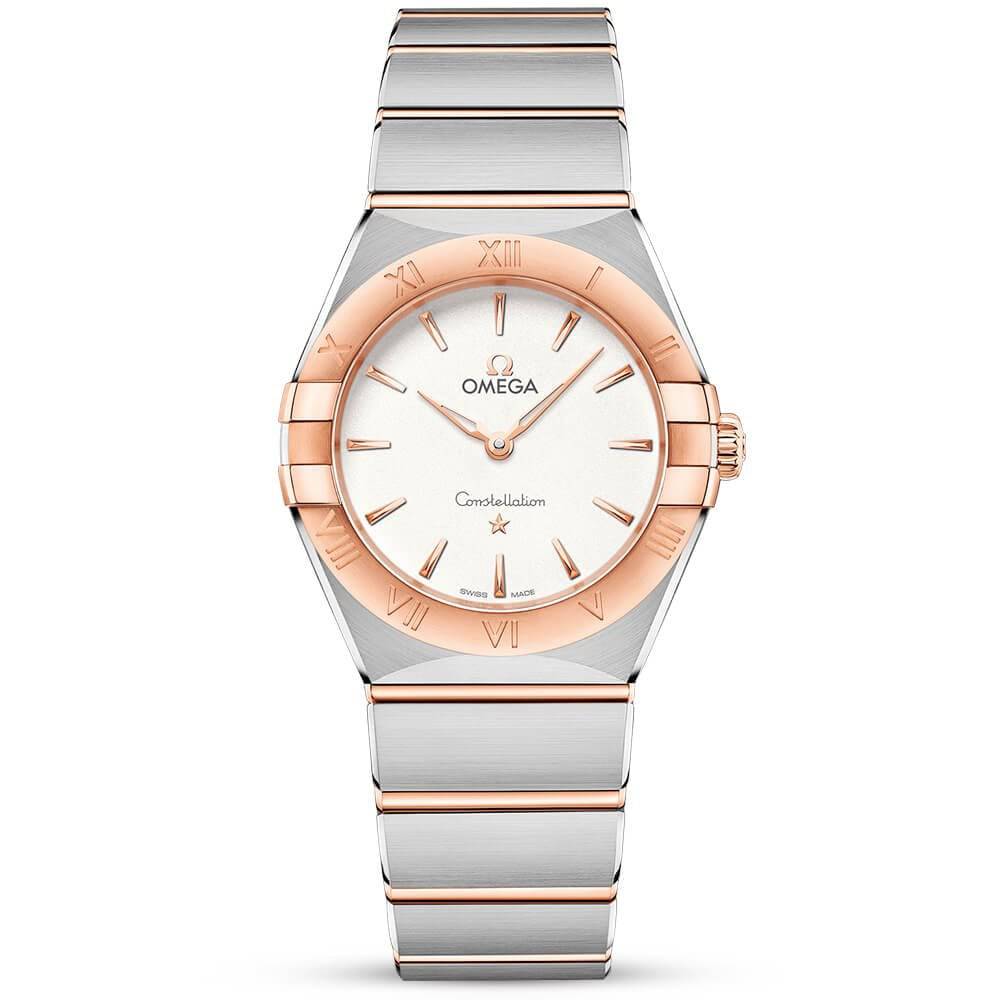 OMEGA Constellation 28mm Two-Tone Index Dial Ladies Watch - Berry's Jewellers