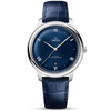 OMEGA De Ville Prestige 40mm Dark Blue Dial Men's Automatic Strap Watch - Berry's Jewellers