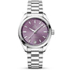 OMEGA Seamaster Aqua Terra Shades 34mm Lavender Purple Dial Ladies Watch - Berry's Jewellers