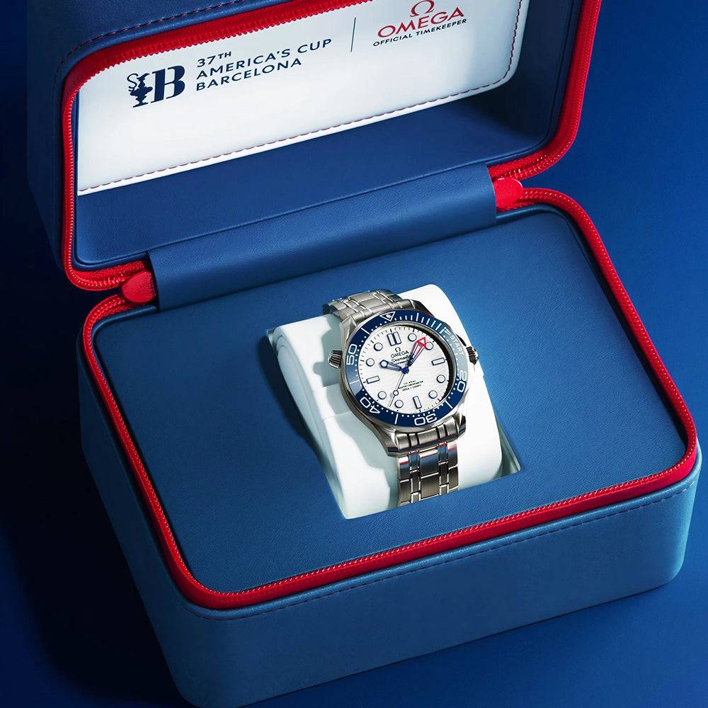 OMEGA Seamaster Diver 300m 42mm America's Cup Edition Bracelet Watch - Berry's Jewellers