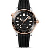 OMEGA Seamaster Diver 300m 42mm Black Dial & 18ct Sedna Gold Men's Watch - Berry's Jewellers