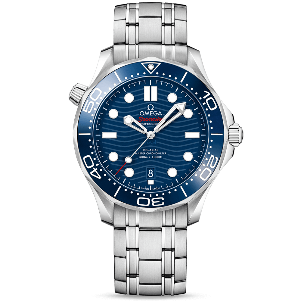 OMEGA Seamaster Diver 300m 42mm Blue Dial Men's Bracelet Watch - Berry's Jewellers