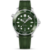 OMEGA Seamaster Diver 300m 42mm Green Dial Men's Rubber Strap Watch - Berry's Jewellers